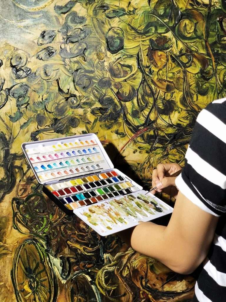 In-painting in areas of loss