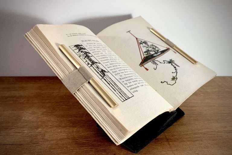 Redbone Bindery Open Book Displayed