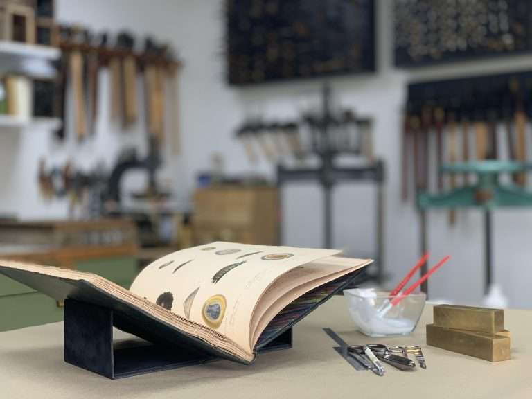 Redbone Bindery Open Book Worked